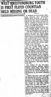 Walter Karr Boling December 25, 1941 Floyd Co Times.png