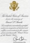 Uncle Ernest's Presidential Memorial Certificate.jpg
