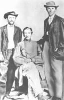 From left Fletch Taylor, Frank James, Jesse James.jpg