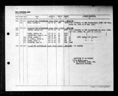 Thumbnail for Southerland (DD-743) > 1947