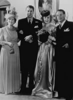 RR Ronald Reagan and Jane Wyman on their wedding day with Reagan's mother Nelle  and father Jack.jpg
