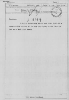 Old German Files, 1909-21 > Thomas C. O'Malley (#271199)