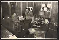 Stephen Kovalyak, Lamont Moore and Thomas Carr Howe in Berchtesgaden, 1945 July 25.jpg