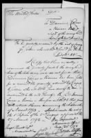 Revolutionary War Manuscript File record example