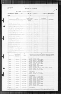 Sumter (APA-52) > 1945