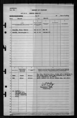 Sumter (APA-52) > 1945