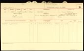 New York 74th Regiment Service Cards record example