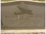 Wilton E Fincher Headstone  Rear.jpg