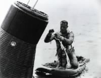 Carpenter in a water egress training exercise before his Mercury-Atlas 7 mission.jpg