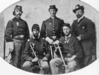 1st Lt James Wright with other officers of the First Battalion of Minnesota Infantry..jpg
