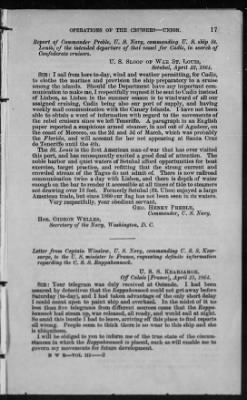 Series I > 3 - Operations of cruisers, 1864-65