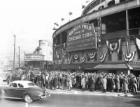 Fans outside Wrigley Field for 1945 World Series game..jpg