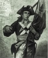 Minuteman with musket and flag.jpg