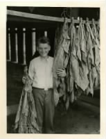 Calvin_Coolidge,_Jr._with_hanging_leaves.jpg