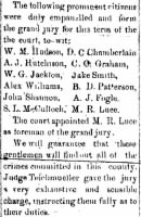 Thumbnail for D C Chamberlain 1885 Caldwell Co Grand Juror.jpg