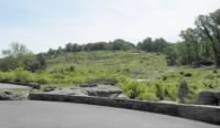 View of Little Round Top from the parking area at the Devils Den.jpg