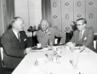 Harold Stassen, Dwight D. Eisenhower, and Arthur Vandenberg Jr. discussing campaign strategy..jpg
