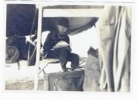 Sam Pemberton writing home before D-Day.JPG