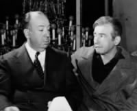 Alfred Hitchcock and Claude Rains, on the set. Notorious.jpg