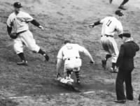 Last Out Of The 1937 World Series - Gehrig, Mancuso & Gomez ..jpg
