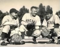 Gabby Hartnett - Bob Garbark - Ken O'Dea 1940 Chicago Cubs.jpg