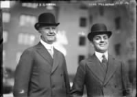 James A. Gilmore, left, president of the Federal League, and Charles Weeghman, right,.jpg
