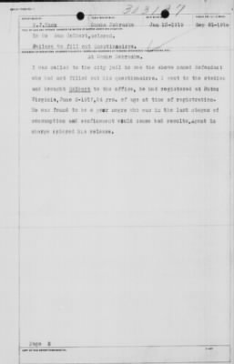 Old German Files, 1909-21 > Sam Colbert (#303137)