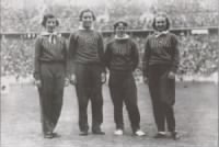 Gold Medal 4x100 meter relay team, Annette Rogers, Helen Stephens, Harriet Bland, Betty Robinson.jpg