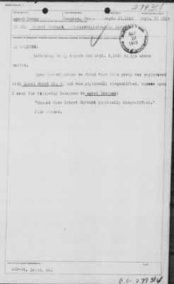 Old German Files, 1909-21 > Robert Hubbard (#279384)