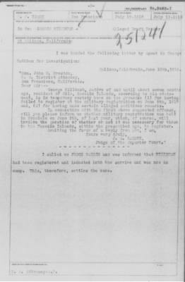 Old German Files, 1909-21 > George Hillbush (#251241)