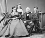 Julia Grant with daughter Nellie, son Jesse, and her father Frederick Dent.jpg