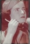 Margaret Clifford on phone during WWII.jpg