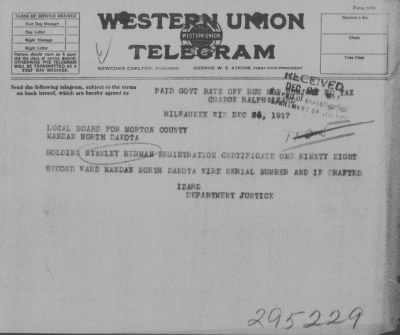 Old German Files, 1909-21 > Stanley Herman (#295229)