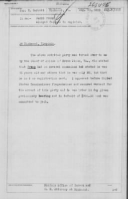 Old German Files, 1909-21 > James E. Crump (#268495)