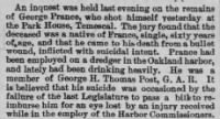 George Prance Death Notice, Daily Alta California Newspaper, April 4, 1885.png