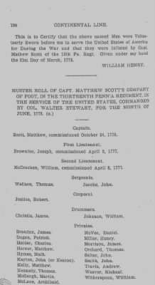 Thumbnail for Volume III > Continental Line. Thirteenth Pennsylvania. November 12, 1777-July 1, 1778.