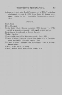 Volume III > Continental Line. Thirteenth Pennsylvania. November 12, 1777-July 1, 1778.