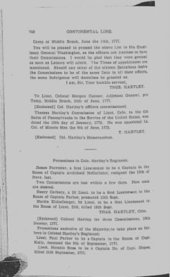 Volume III > Additional Regiment. Col. Thomas Hartley's. Jan. 11, 1777-Jan. 13, 1779.