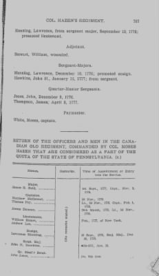 Volume III > Pennsylvanians in Col. Hazen's Regiment, "Congress' Own." 1776-1783.