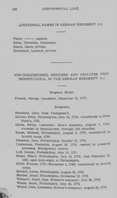 Volume III > Continental Line. The German Regiment. July 12, 1776-January 1, 1781.