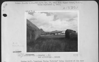 Thumbnail for General > Boeing B-17 American "Flying Fortress" Being Repaired At Its Base In England.