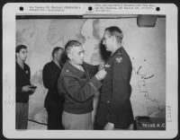 Brig. General Frank A. Armstrong Presents The Distinguished Flying Cross To A Member Attached To Hdq., 1St Bomb Division, During A Ceremony Somewhere In England.  27 July 1943. - Page 3