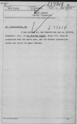 Old German Files, 1909-21 > Henry Johnson (#277214)