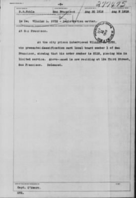 Old German Files, 1909-21 > William L. Ruth (#277475)