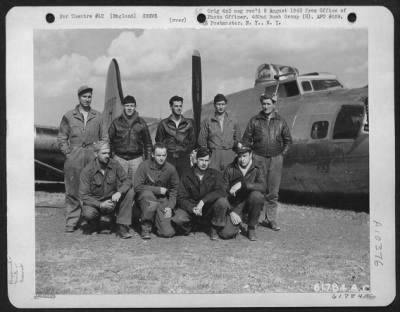 Thumbnail for General > Lt. Mckenzie And Crew Of The 452Nd Bomb Group Beside A Boeing B-17 "Flying Fortress".  England, 4 December 1944.