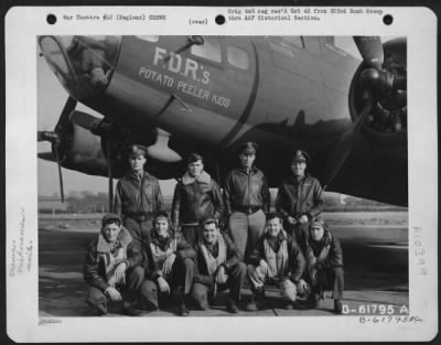 General > "F.D.R.'S Potato Peeler Kids" Nickname On A Boeing B-17 "Flying Fortress" Of The 303Rd Bomb Group.  England, 18 Feb. 1943.