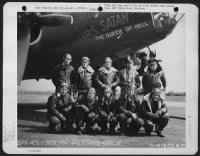Lt. Davis And Crew Of The 303Rd Bomb Group Beside The Boeing B-17 "Flying Fortress" "Mrs. Satan, The Queen Of Hell".  England, 7 May 1944. - Page 3