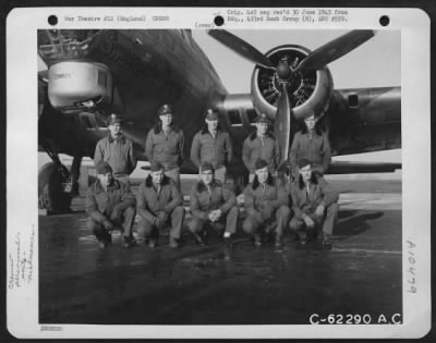 Thumbnail for General > Lt. Sweeney And Crew Of The 493Rd Bomb Group, 8Th Air Force, In Front Of A Boeing B-17 "Flying Fortress" "Sweeney'S Brats".  1 Jan. 1945, England.