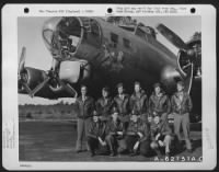 Lt. C.J. Pullen And Crew Of The 323Rd Bomb Sq., 91St Bomb Group, 8Th Air Force, In Front Of A Boeing B-17 "Flying Fortress" 'Mary Lou'.   England. - Page 1