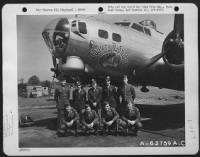 Lt. R.A. Blanchet And Crew Of The 323Rd Bomb Sq., 91St Bomb Group, 8Th Air Force, In Front Of A Boeing B-17 "Flying Fortress" 'Tower Of London'.   England. - Page 1
